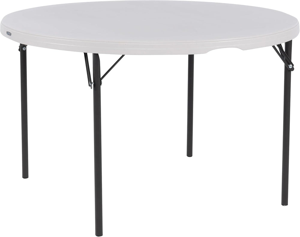 LIFETIME Nesting Round Table, 48-Inch, White Granite