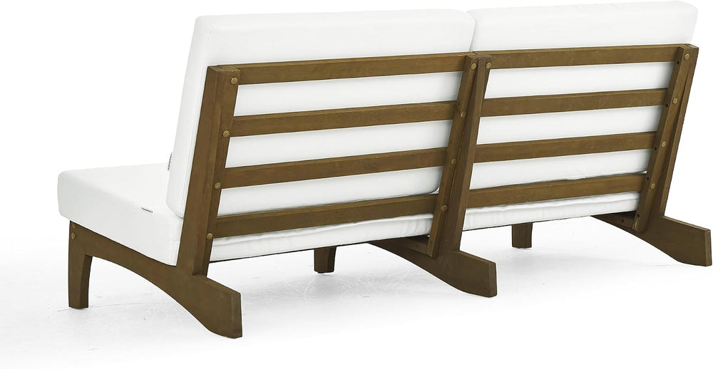 Outdoor Furniture Patio Couch, Weather Resistant 3-Seater Patio Sofa with Rem...