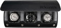 DailyWatch | Personalized Watch Roll Travel Case For 3 Watches - Handmade Genuine Leather Travel Case With Custom Engraving of Name or Initials -