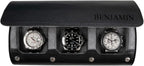 DailyWatch | Personalized Watch Roll Travel Case For 3 Watches - Handmade Genuine Leather Travel Case With Custom Engraving of Name or Initials -