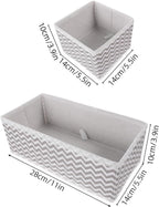 12pcs Socks Drawer Organizer: Underwear Storage Dividers - Closet Cabinet Dresser Storage Boxes For Stockings Leggings Bra Ties Closet Organization