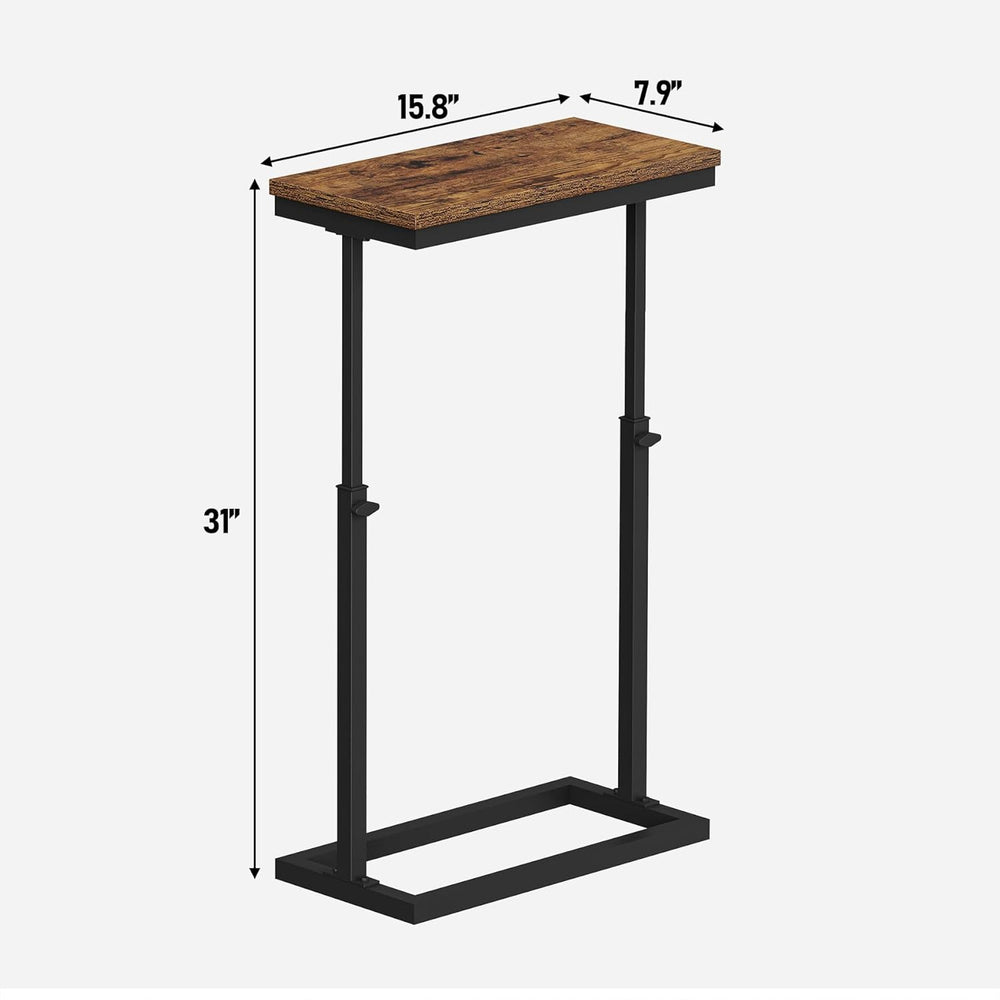 TUTOTAK End Table, Side Table, Tall Couch Table, Sofa Table, Living Room, Bed...