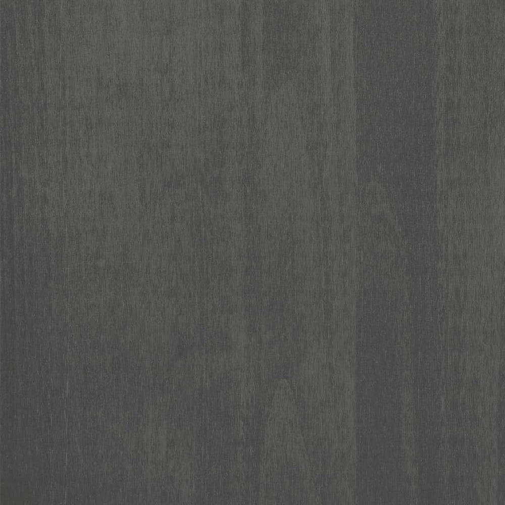Dark Grey Solid Pine Wood Sideboard with MDF Large Storage, Rustic Style Furn...