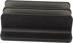 Pssopp Laptop Stand, Aluminum Alloy Vertical Holder with Silicone Protective Pad for Computers and Tablets, Ideal for Home Office and Students