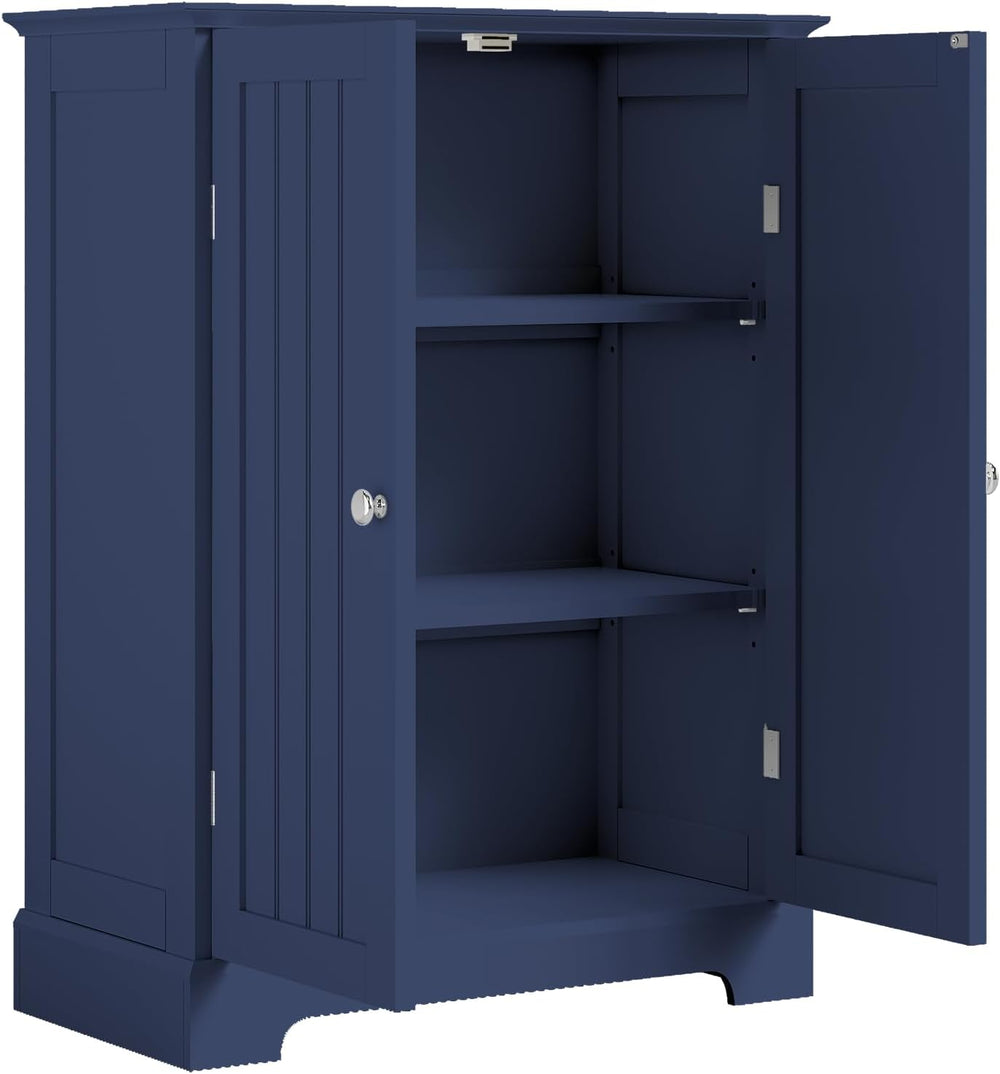 ChooChoo Bathroom Floor Cabinet with 2 Doors and Adjustable Shelves