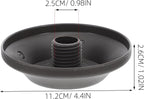 Sewroro Patio Umbrella Top Caps Replacement 2 Pack Outdoor Umbrella Repair Tips Cover Compatible with Patio Roman Easy to Install 4.40X4.40X1.02In
