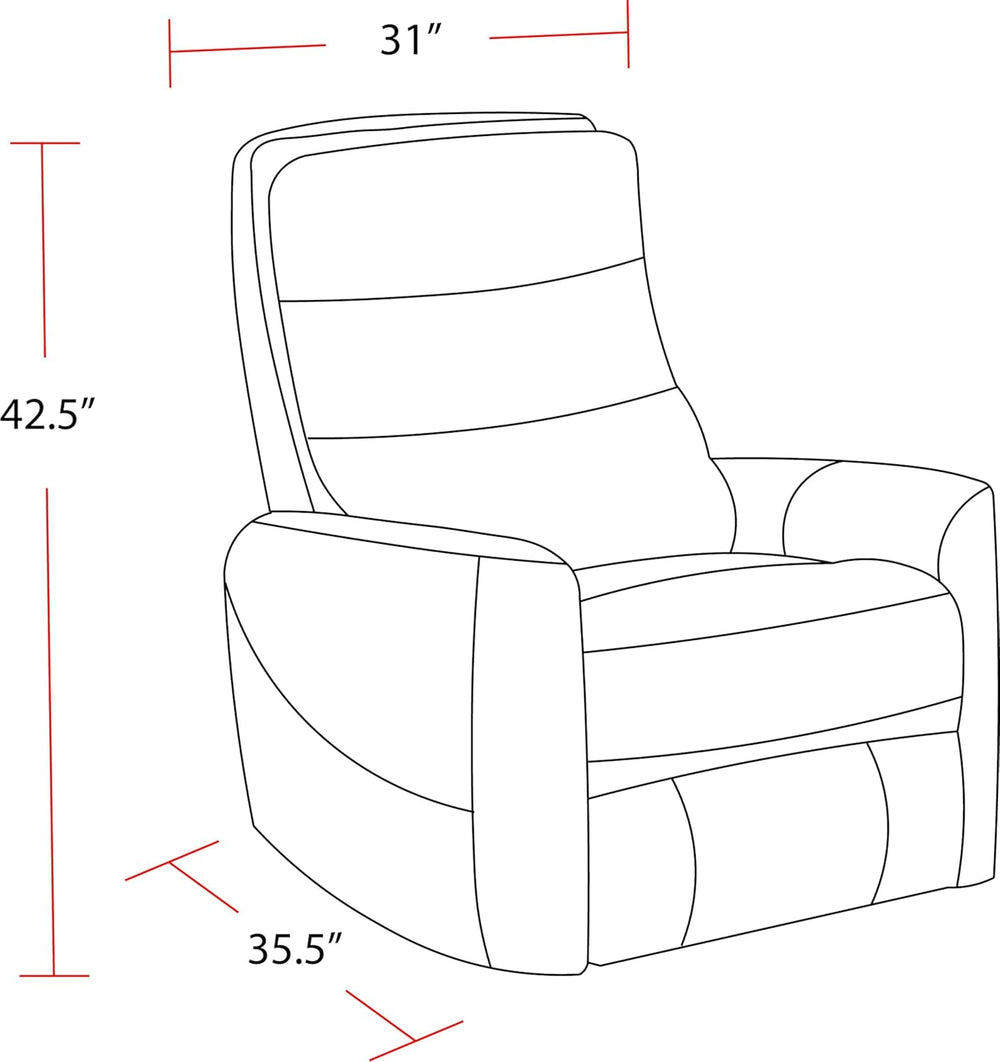Parker Living Hercules - Oyster Manual Swivel Glider Recliner