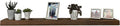 joelsantiques 72 Inch Wooden Floating Shelves for Wall - 72x8x2 in - Made of Natural Wood - Long Heavy Duty Rustic Wall Shelves for Bedroom - Perfect for Living Room, Kitchen - Medium Brown