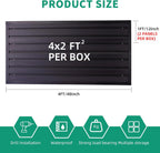 Slat Wall Paneling Garage Slatwall Storage Systems, Slatwall Panel 4x2 ft Garage Wall Organizer PVC Wall Panels Bike Rack Storage & Organization Products Garden Tool Organizer Wall Mount