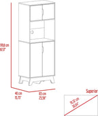 Microwave Pantry Cabinet with Drawer, Storage Sideboard Locker for Kitchen Living Room,for Kitchen Home