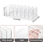 2 Pack Clear Acrylic CD Holder: CD Organizer & DVD/CD Rack - Vinyl Record Storage Holds up to 28 Standard CD Cases, CD Display Shelf for Media Music Collection and Desktop Storage