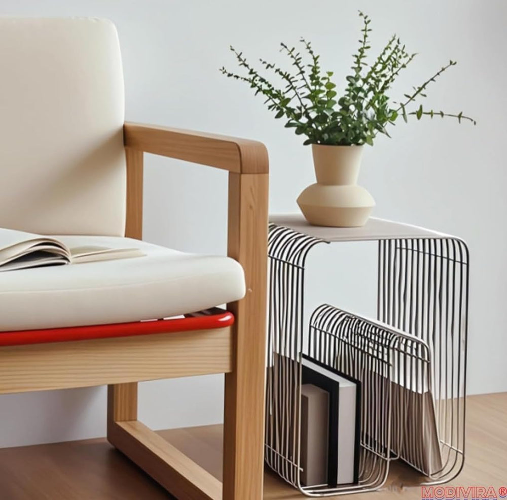 Metal Side Table Metal End Table Nightstand Small End Table Multi-Purpose for...