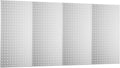 Pegboard Wall Organizer 4 PCS 24" x 12" Silvery Peg Board Metal Pegboard Panels for Garage Tool Storage