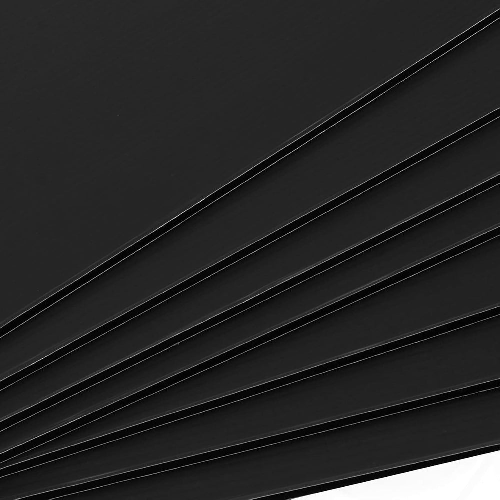 JOIKIT 24 Pack 13 x 17 Inch Black Corrugated Plastic Sheets, Waterproof Corru...