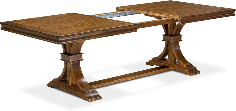 LET-AWA-TP - A Wooden Dining Table with Removable Rectangular Tabletop - Anti...