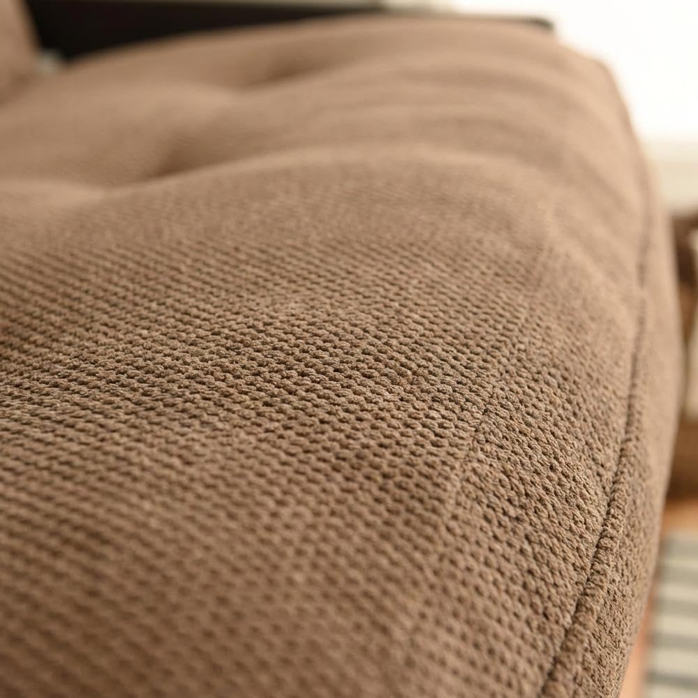 Starlight Canyon Home Brown Futons with 100% Polyester Fabric, Durable Frame,...