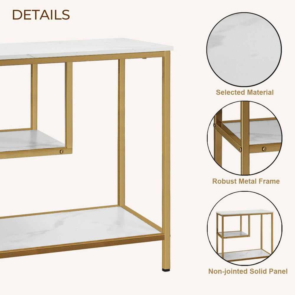 AT-VALY 3-Tier End Table,Nightstand for Living Room, Bedroom, Office, Bathroo...