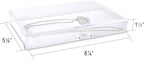 Frebeauty Extra Large Acrylic Jewelry Box for Women Girls 5 Layers Clear Velvet Earring Organizer with 5 Drawers Rings Display Case Necklaces Holder Tray (Beige)