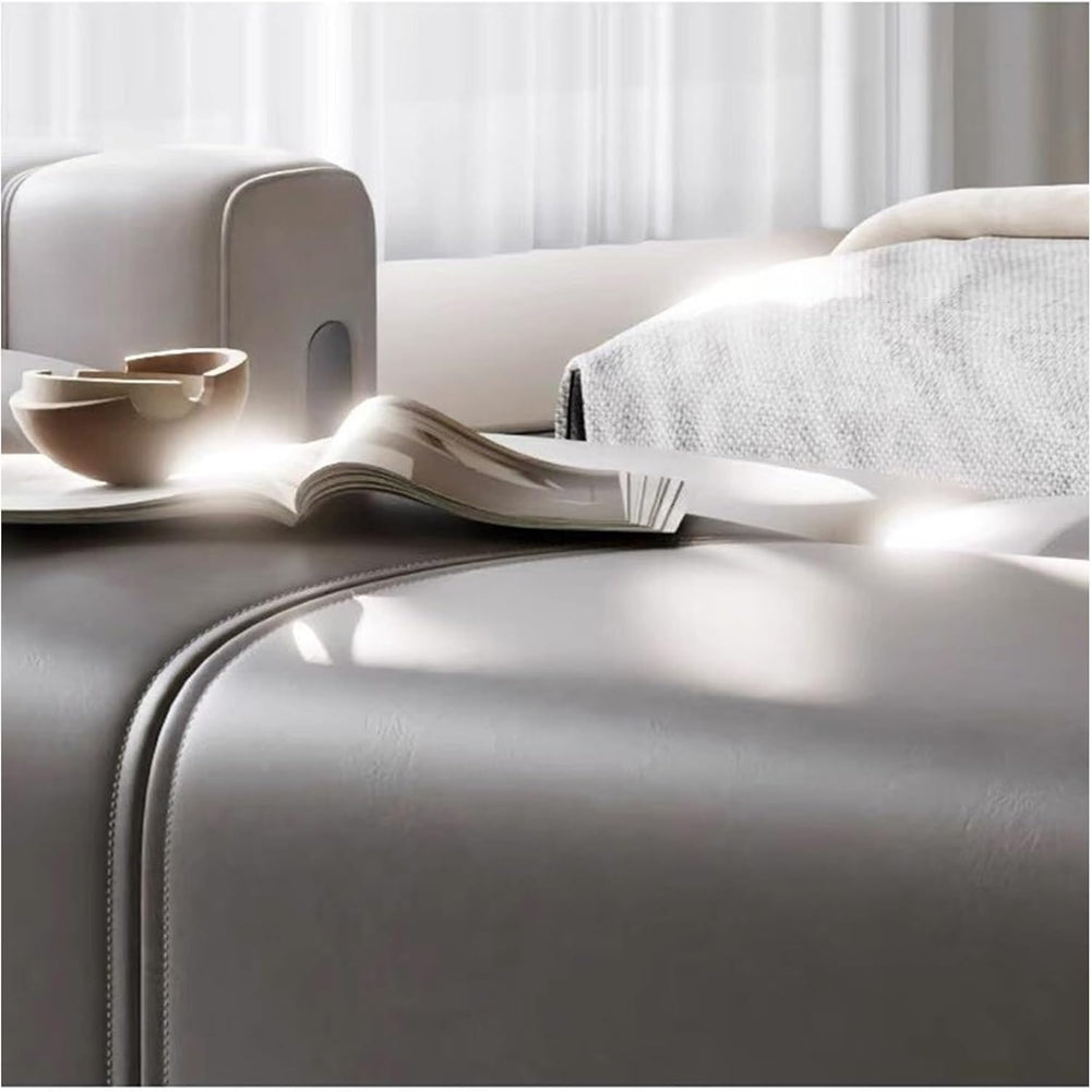 Modern Entryway Bench, Bedroom, Upholstered End of Bed, Soft Indoor, Solid Wo...