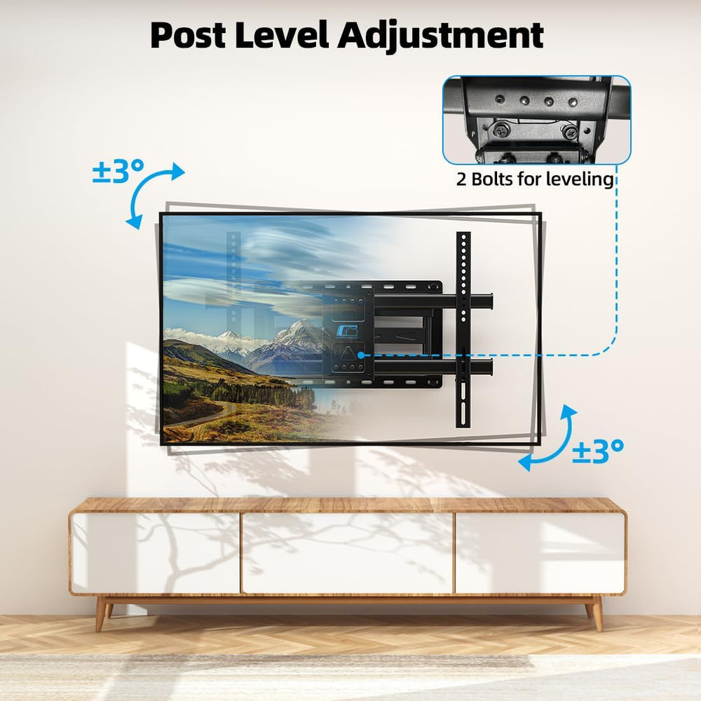 HOME VISION Full Motion TV Wall Mount for 32-85 inch TVs up to 132lbs | Max V...