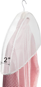 Zilink Shoulder Covers for Clothes Garment Dust Covers Protectors, 15 Pack | 2 in Gussted, Breathable, Hanger Covers for Hanging Clothes for Suit, Coats, Jackets, Dress Closet Storage