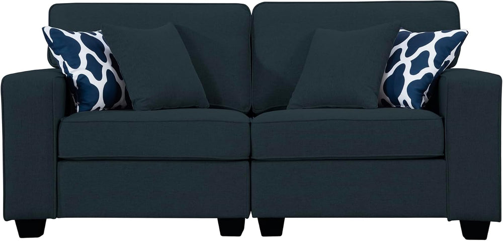 Legend Vansen Modular Sectional Sofa L Shaped Couch with Ottoman Modern Rever...