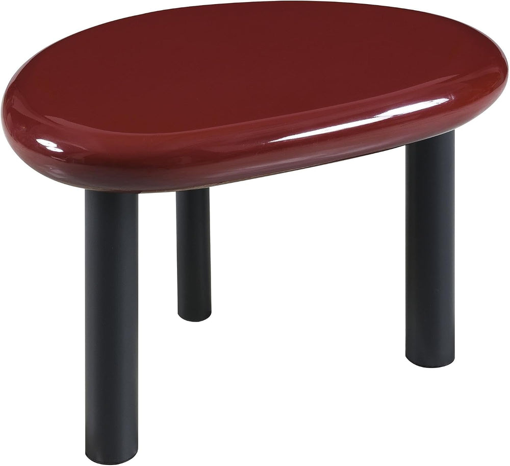 Acme Eddie End Table in Red High Gloss