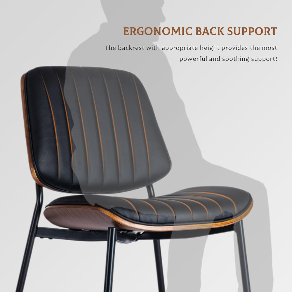 Dining Chairs Set of 6, Upholstered Mid-Century Modern Dining Room and Kitche...