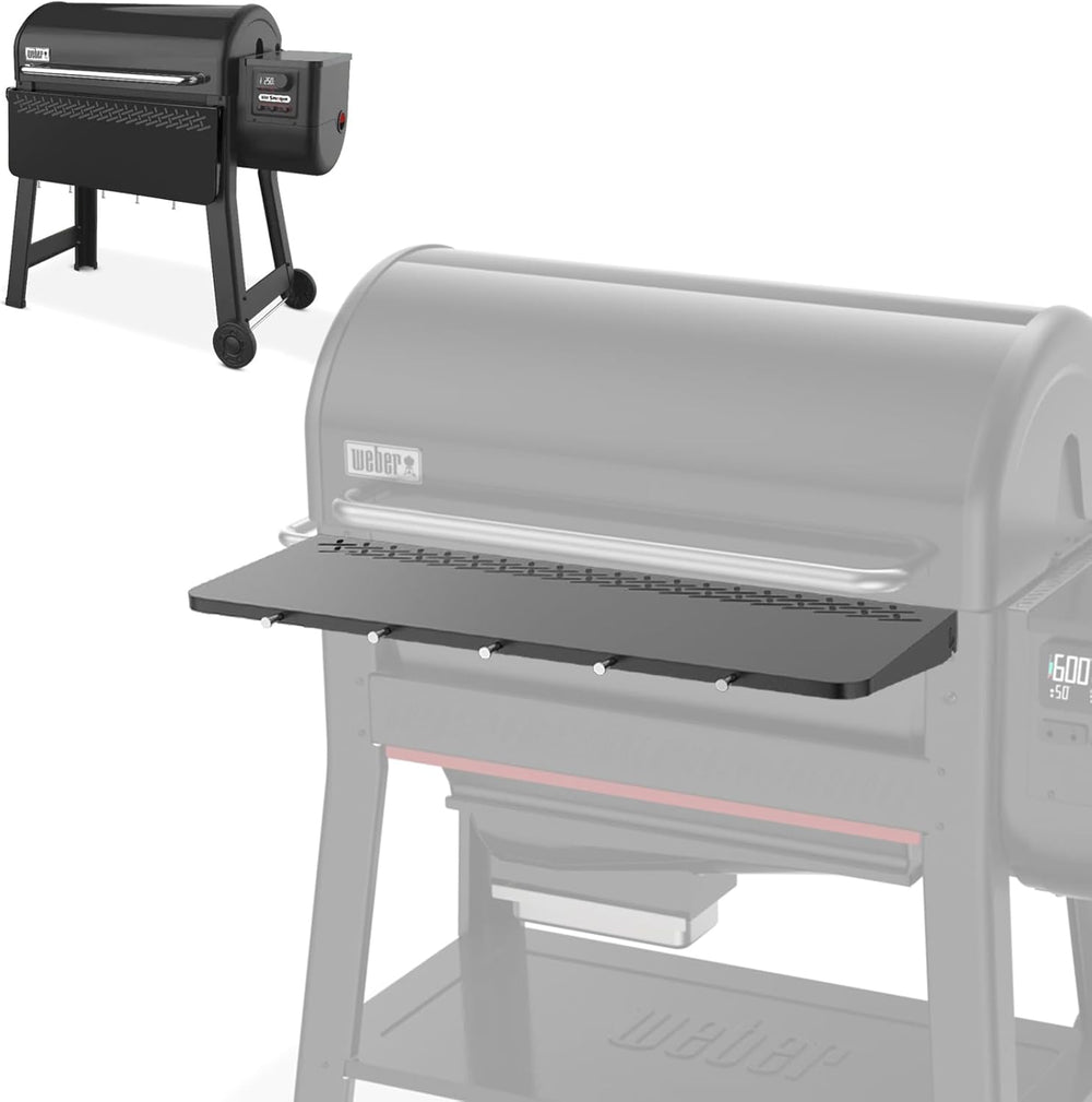 36" Front Folding Table for Weber Searwood 600 XL Pellet Grill with 5 To...