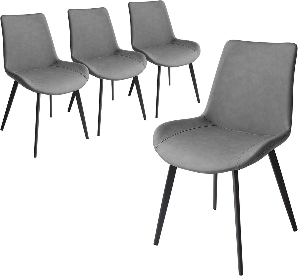 HIPIHOM Dining Chairs Set of 4, Modern Kitchen & Dining Room Chairs, Upho...