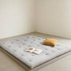 ZonLi Japanese Floor Futon Mattress Full Size 54"x 80",100% Cotton Cover 2.5'' Thicken Tatami Mattress,Foldable Sleeping Pad,Portable Dormitory Tatami Mat,Roll Up Floor Lounger Bed for Adult