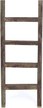 BARNWOODUSA Rustic Decorative Ladder - 100% Upcycled Wood (48" x 12" x 1.5" | Rustic Decorative Ladder - – Crafted for everyday use. Easy installation. Rustic style.