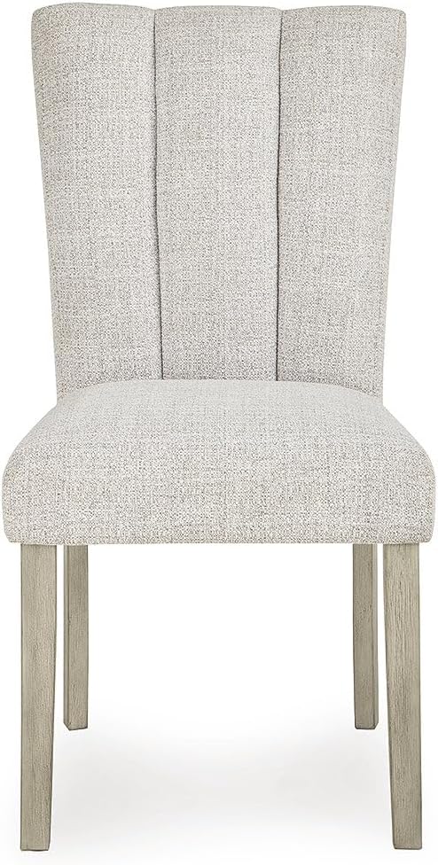 Signature Design by Ashley Upholstered Dining Chairs Set of 2, Bisque | Solid...