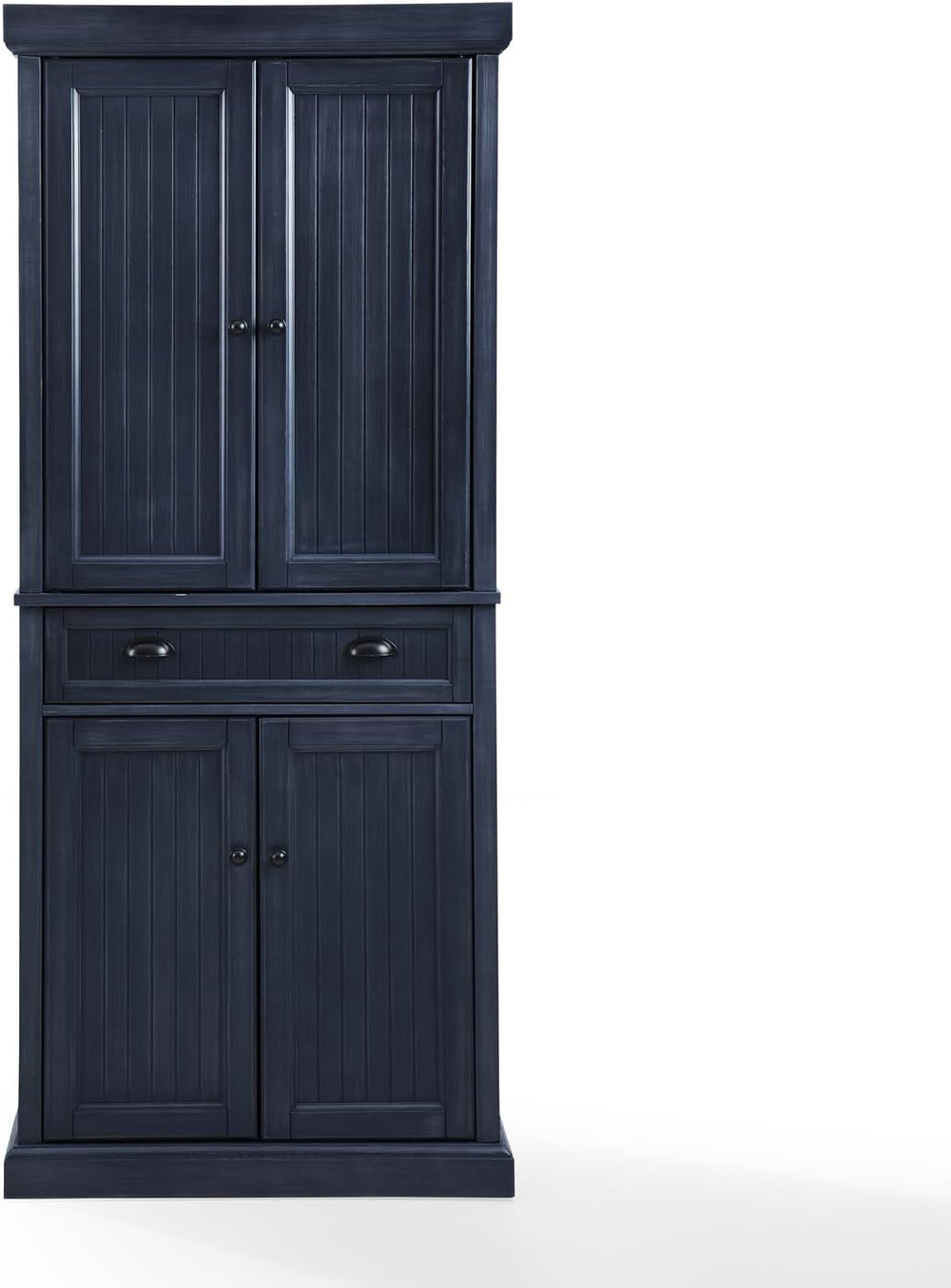 Maykoosh Kitchen Pantry Cabinet - 30" Wide Storage - Distressed Navy - 2...