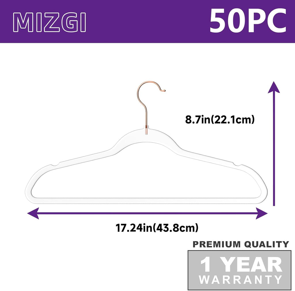 Premium Clear Invisible Acrylic Hangers,Crystal Plastic Hangers,Clear Hangers 50 Pack Ultra Slim & Space Saving Suit Hangers for Coats, Pants & Dress Clothes