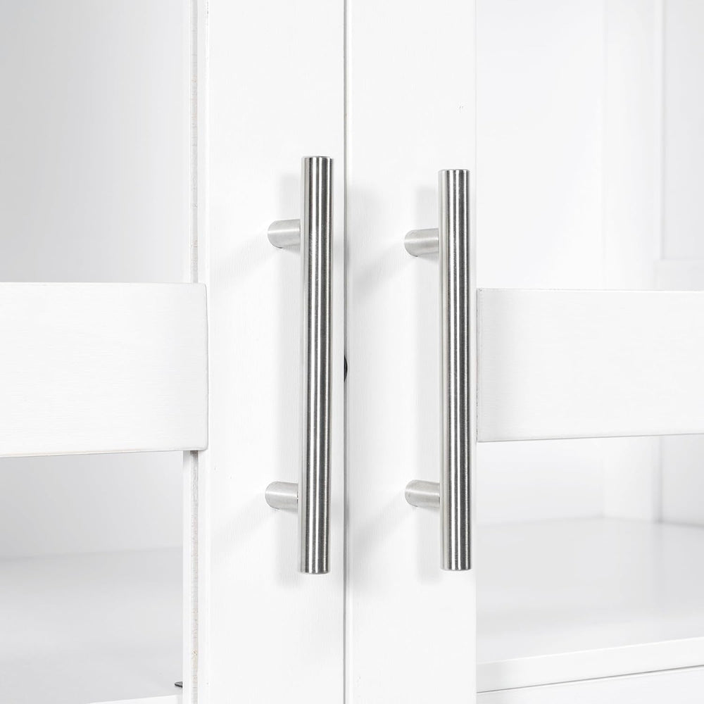 LUMISOL 75" Tall Kitchen Pantry with 4 Built-in Drawers, Kitchen Storage...