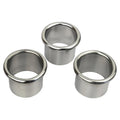 Hair Styling Station with Curling Hot Iron, Organizer Holder for Salon Appliances - 3pcs 2inch Stainless Steel Tubes