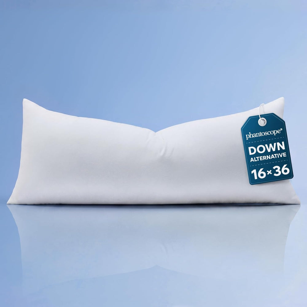 Phantoscope 16x36 Throw Pillow Insert, Lumbar Support Pillow for Couch Bed