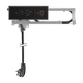 Docking Drawer Blade in-Drawer Outlet, Integrated Safety Shutoff, (2) USB-A & (2) 15 amp AC, Black