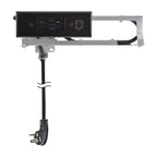 Docking Drawer Blade in-Drawer Outlet, Integrated Safety Shutoff, (2) USB-A & (2) 15 amp AC, Black