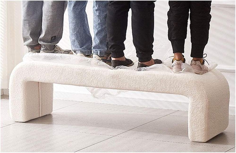 Modern Home Entryway Shoe Stool Bedroom Bedside Clothing Store Bench Fitting ...