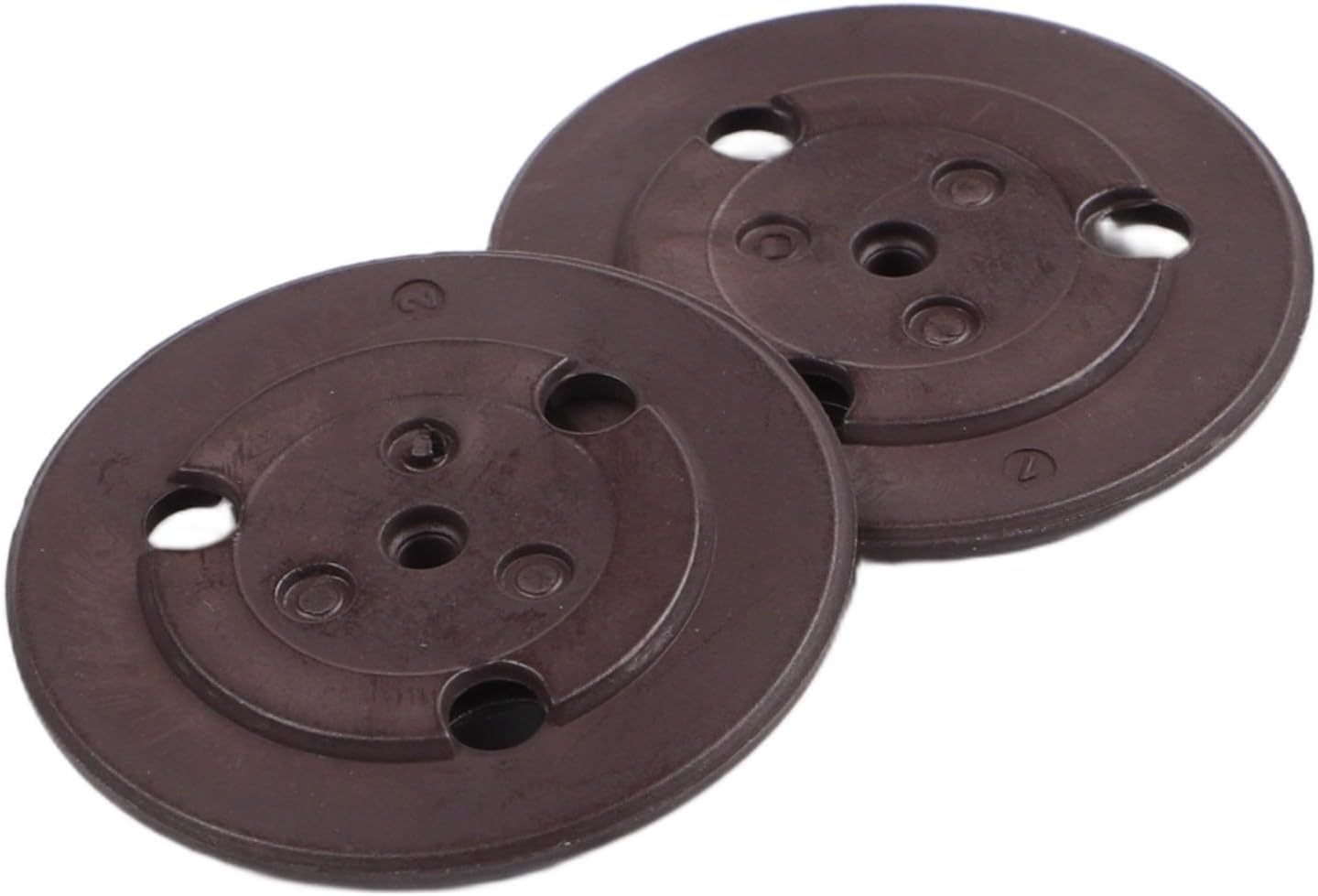 Spindle Hub CD Holder Replacement and Console, Black Motor Turntable Bracket with Beads Stable Disc Playback, Compatible with Systems(2PCS)