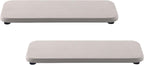 2 Pcs Water Absorbing Stone Trays, Kitchen/Bathroom Sink Soap Dish, Diatomite Tray Used for Hand Soap & Cosmetic Bottles in The Modern Home, 4" W x 9" L, White