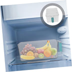 NUOBESTY Large Capacity Fruit and Vegetable Fresh Storage Container for Fridge Clear Pet Material Organizer Bin with Handle Design Space-saving Produce Saver Box for Refrigerator