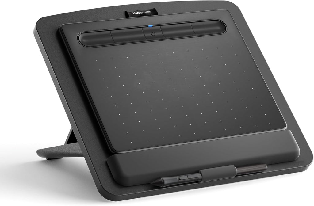 Adjustable Graphics Tablet Holder for Desk - Foldable Portable Stand Compatible with Fire HD, Samsung Galaxy Tab, Wacom, XP-Pen and More - Fit 7-23.8 inches