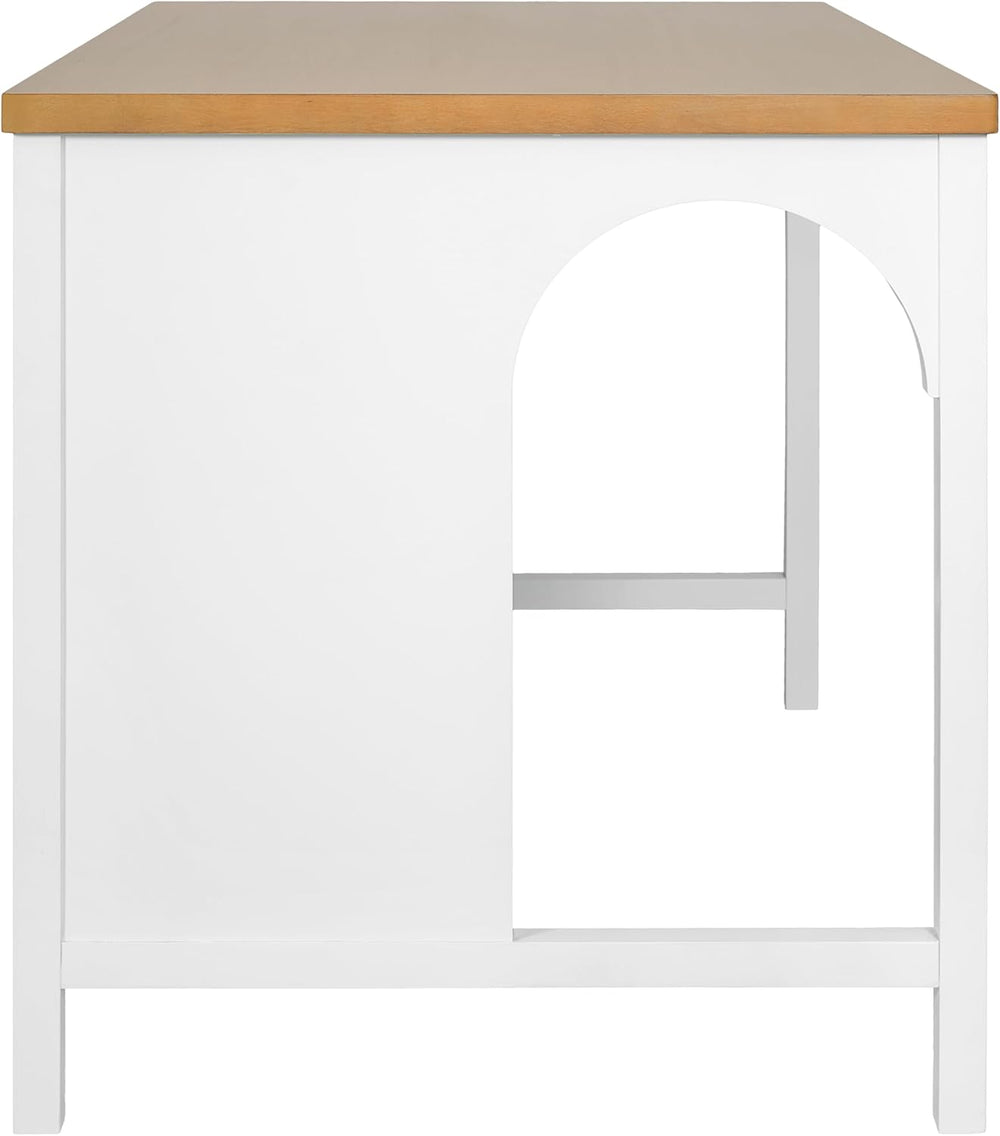 Christopher Knight Home Elle 56" Kitchen Island with Open Storage, Farmh...