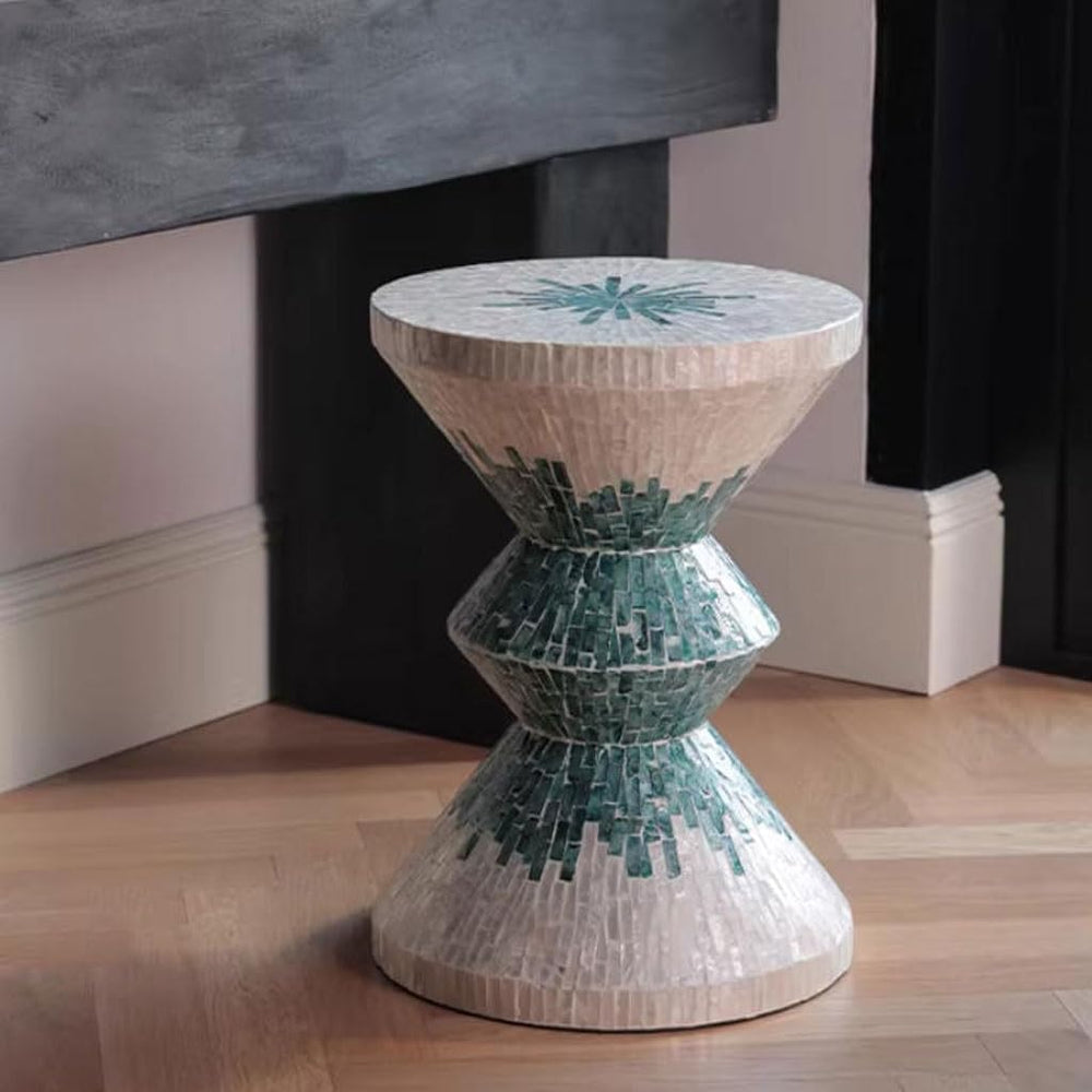 Tiny Side Table Home Living Room Decoration Sofa with Some Creative Turquoise...
