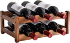 Wine Rack Countertop, 2 Tier Wine Rack 6 Bottle Wine Racks for Wine Bottles Storage Display,Free Standing Floor Wine Racks Countertop Wine Holder Bottle Rack Wine Storage Cabinet Shelf (2 Tier)