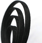 30ft PET Expandable Sleeving Wire Cable Sleeve (2/5", Black)