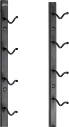 Jagged Ridge Wine Rooms - Premium Wall Mounted Metal Wine Rack - 12 Wine Bottles Holder - Modern Wine Rack, Matte Black - Space Saving for Home, Kitchen, Bar - Designed in Canada by Wine Enthusiasts